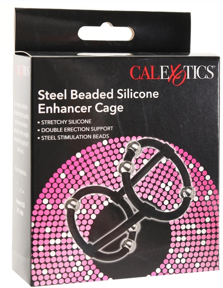 Steel Beaded Dual Silicone Enhancer Cage