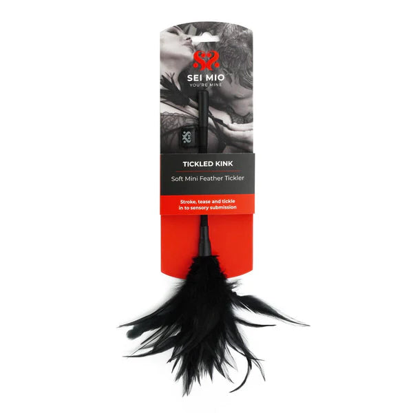 SEI MIO Tickled Kink Soft Mini Feather Tickler
