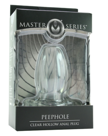 PeepHole Clear Hollow Anal Plug