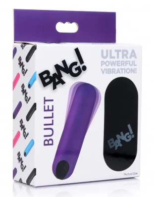 Bang! Bullet with Remote Control Purple
