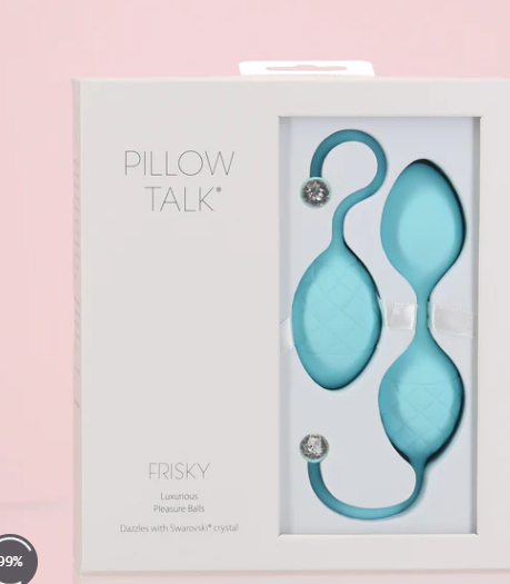 Pillow Talk Frisky - Kegel Balls - Teal
