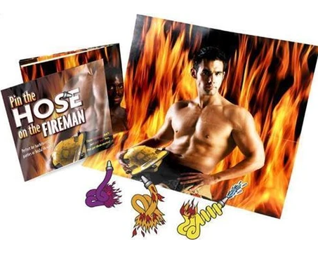 Pin the Hose On The Fireman