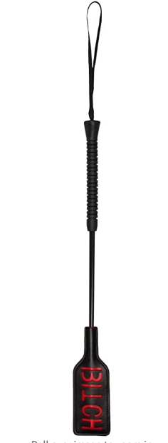 Ouch! Crop Bitch Large Black