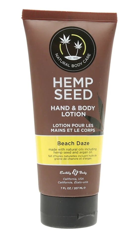 Hemp Seed Hand & Body Lotion 7oz/207ml in Beach Daze