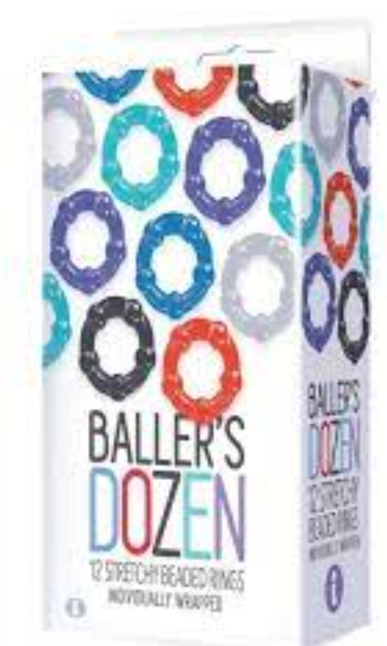 Ballers Dozen 12 Pk Cock Rings