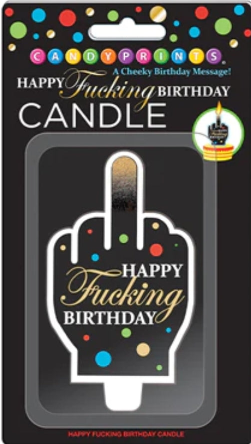 Happy Fucking Birthday Candles