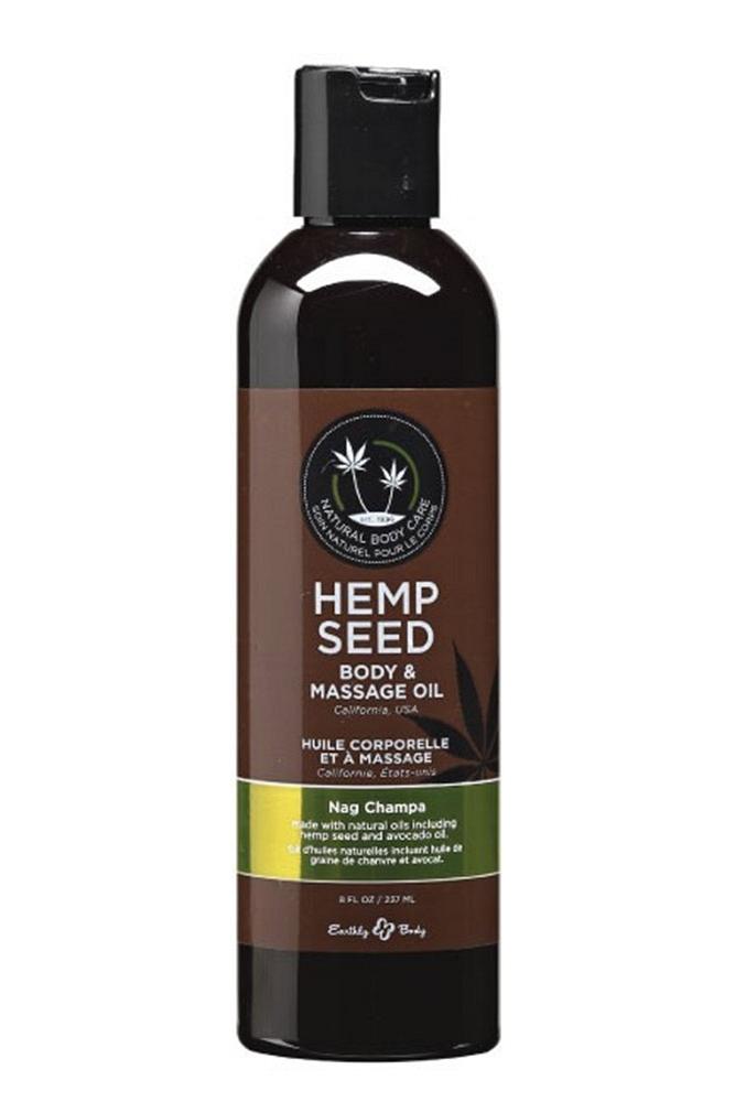 Hempseed Massage Oil in Nag Champa 8oz