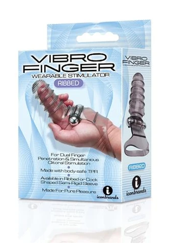 Vibro Finger Ribbed "Grey"