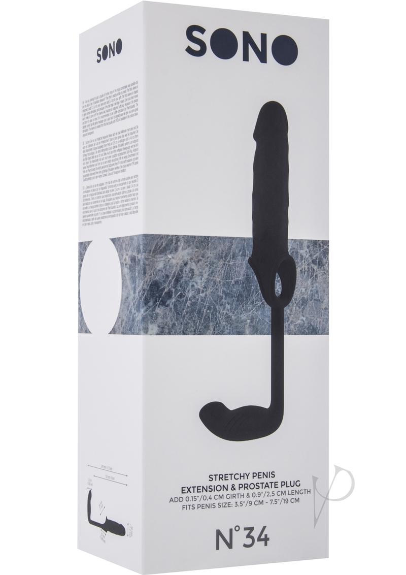 SONO N.34 Stretchy Penis Extension & Prostate Plug