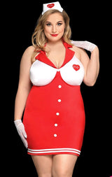 Naughty Nurse Costume- Queen Size