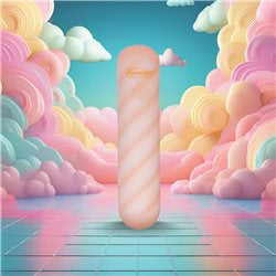 Softies 4” Dual Silicone Vibrator Orange