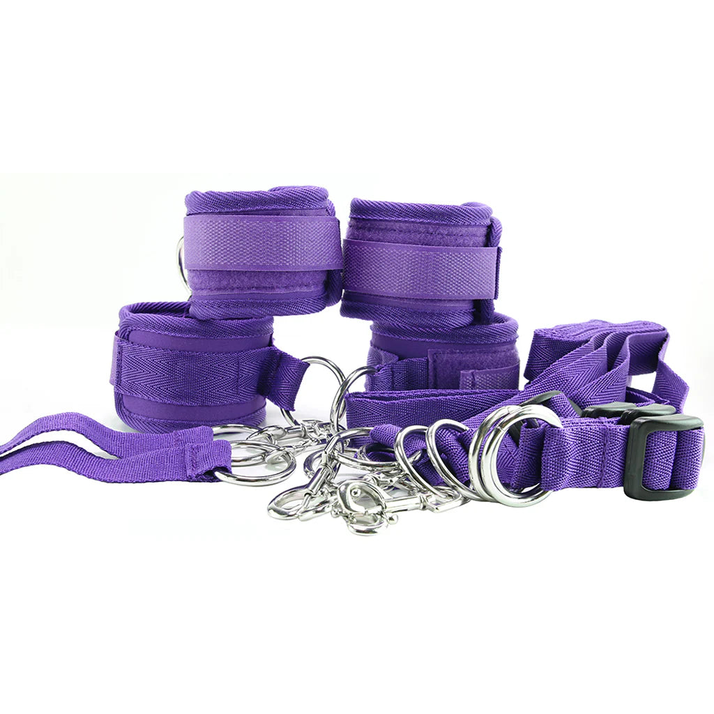 Lux Fetish 7pc Bed Spreader in Purple