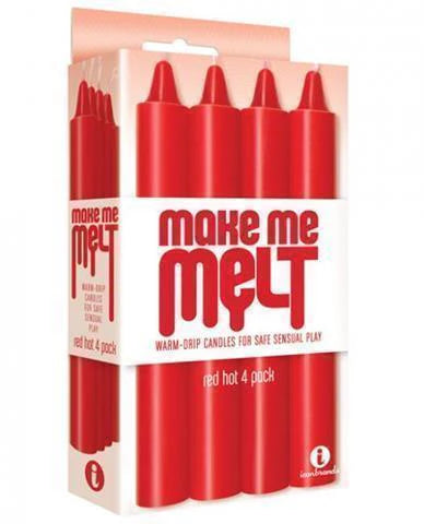 Make Me Melt Red Candles 4 pk