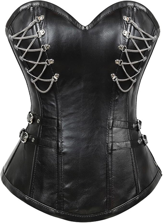 Sensual Boutique Leather & Chains Corset XL