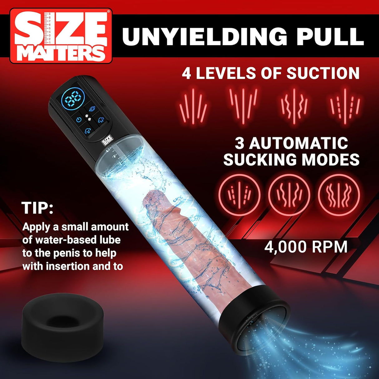 Size Matters Sucking Penis Pump 3 Modes