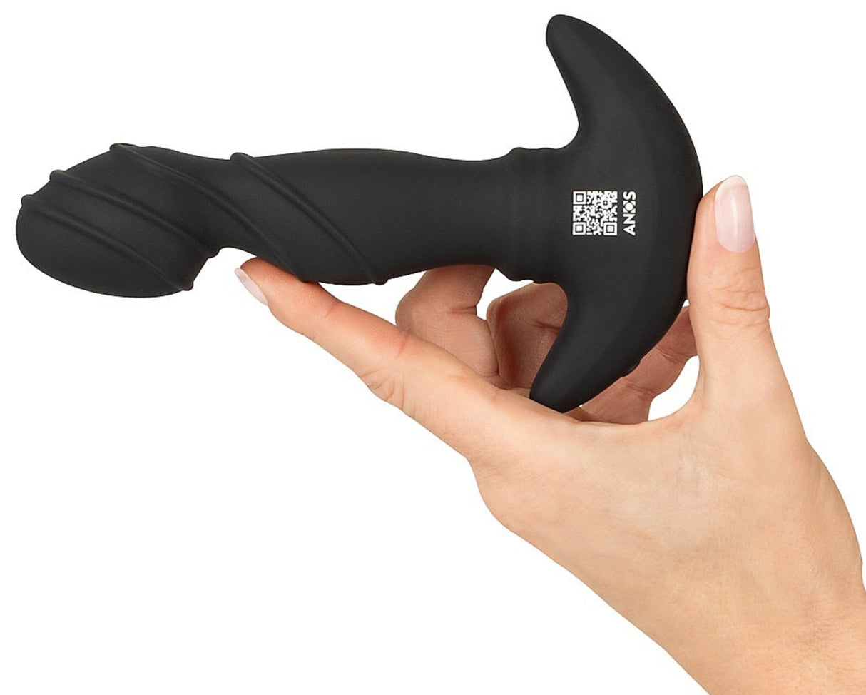 ANOS Vibrating Prostate Plug w/ Moving Rings