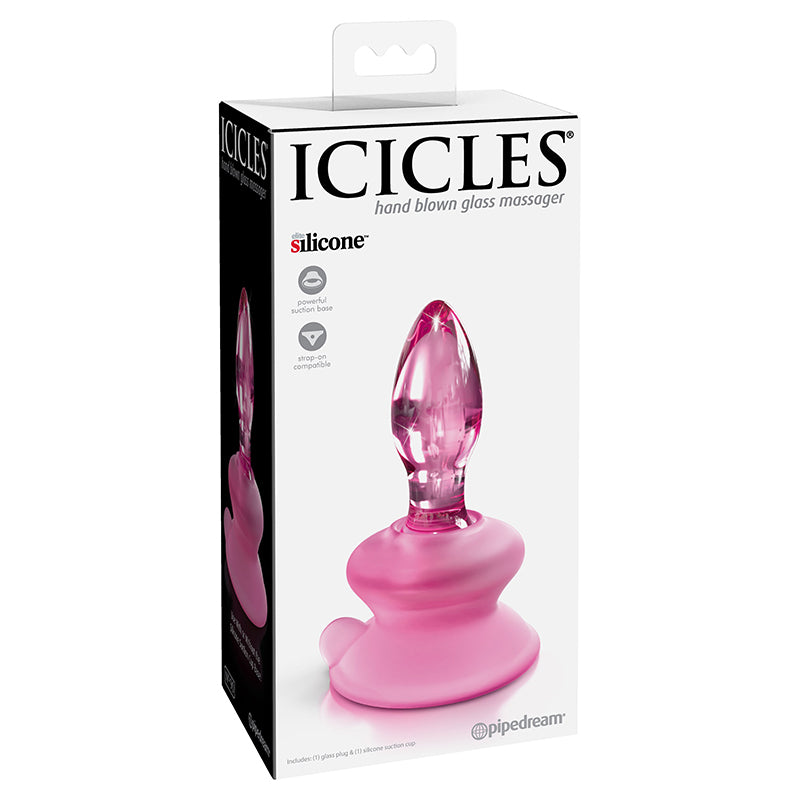 Icicles Glass Massager Pink n.90