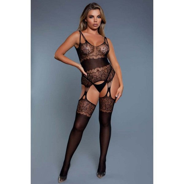 Bewicked Goodnight Kiss Bodystocking Queen Size