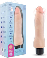 Aunaturel 8.75” Vibrating Dildo - Beige
