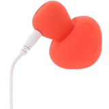 Mochi Mini Mushroom Silicone Vibrator Peach