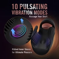 Blush Lickety Split Vibrating Penis Head Stimulator