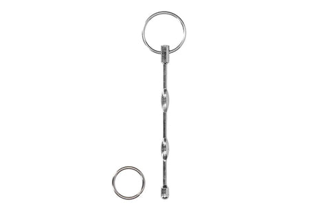 Ouch Stainless Steel Ribbed Plug w/ Ring