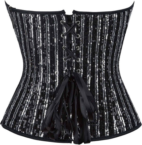 Sensual Boutique Sequin Corset M