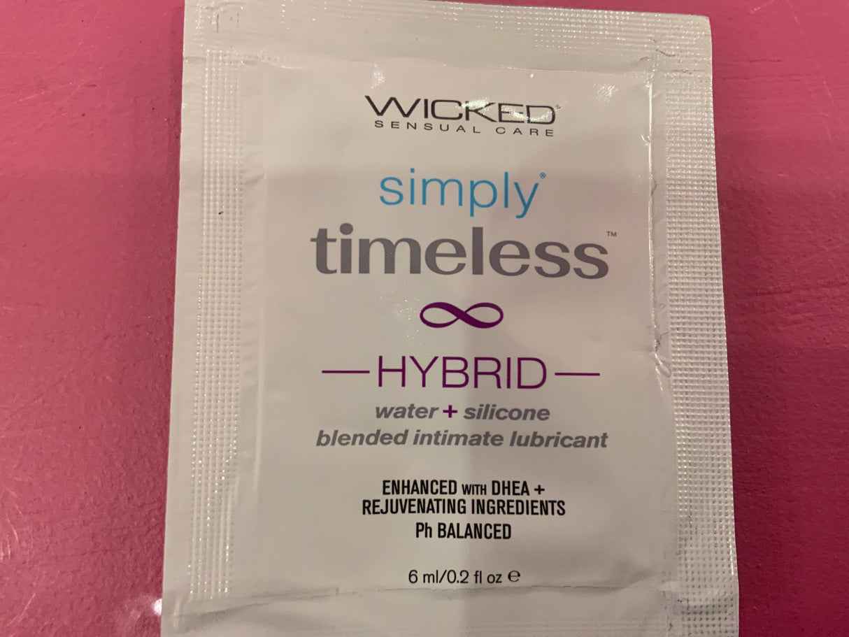 Wicked Simply Timeless Hybrid Lubricant 6ml packet