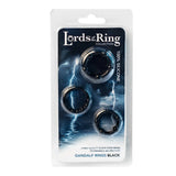 Lords Of the Ring Gandalf Cock Rings Black