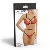 La Lure Hellcat Lace Criss-Cross Queen Size