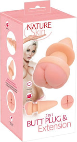Nature Skin 2-in-1 Butt Plug & Extension