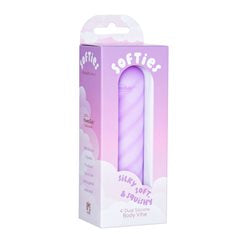 Softies 4” Dual Silicone Vibrator Purple
