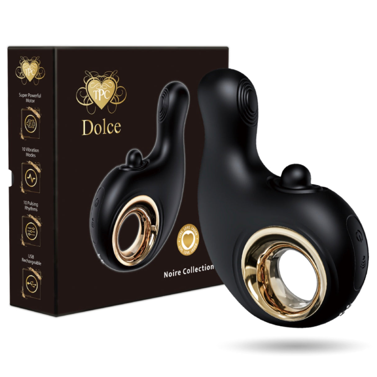 TPC Dolce Dual Action Massager PURPLE