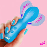 Bang Vibrating Silicone Mini Wand Blue