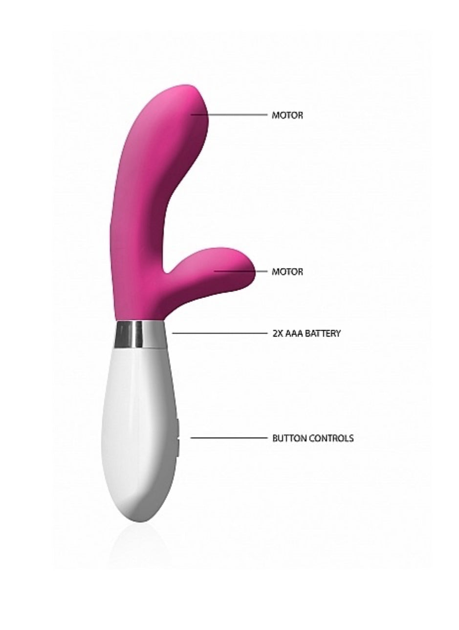Luna Achilles Dual Motor Vibrator Pink