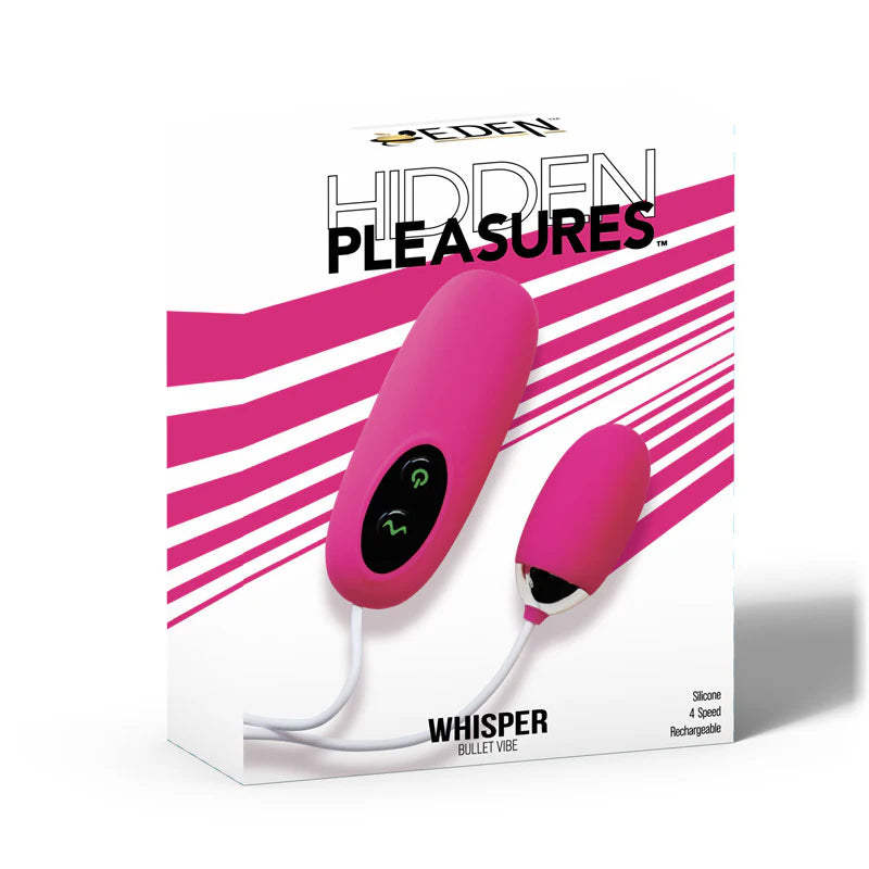 Hidden Pleasures Whisper Bullet Vibe Rechargeable