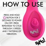 Bang G-Spot Silicone Vibrator Pink