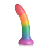 Simply Sweet Phallic Rainbow Dildo 6”