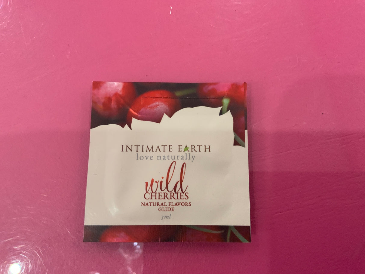 Intimate Earth Wild Cherries Flavoured Glide Packet 3ml