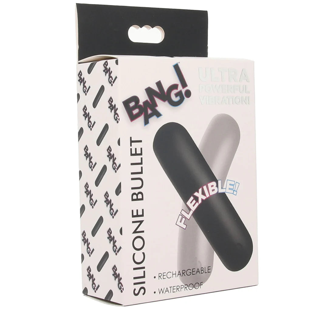Bang Flexible Silicone Bullet Black