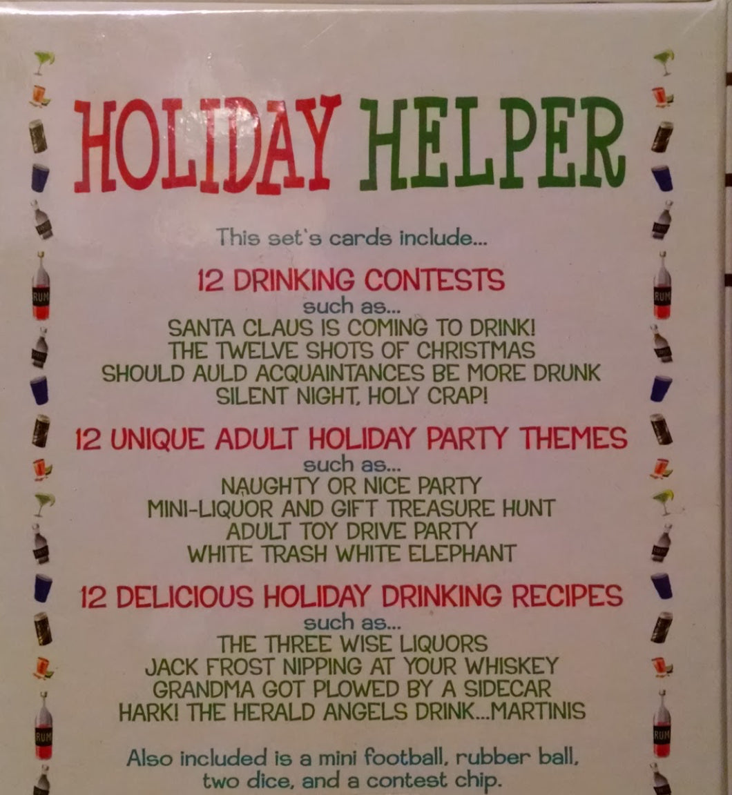 Holiday Helper Drinking Cards