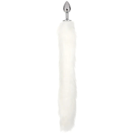 Running Wild White Long Tail Plug