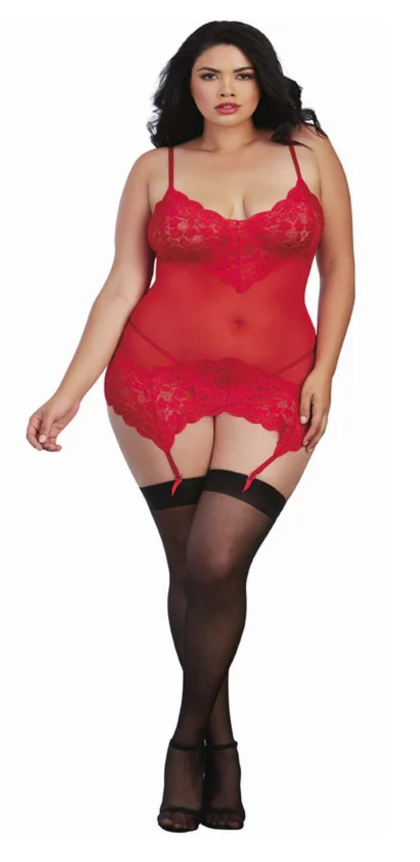 Dreamgirl Ruby Slip in Queen Size
