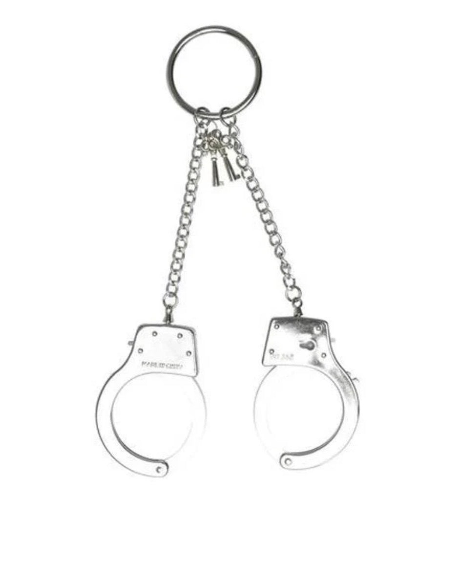 Sex & Mischief Ring Metal Handcuffs