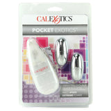Calexotics Pocket Exotics Double Vibrating Silver Bullets