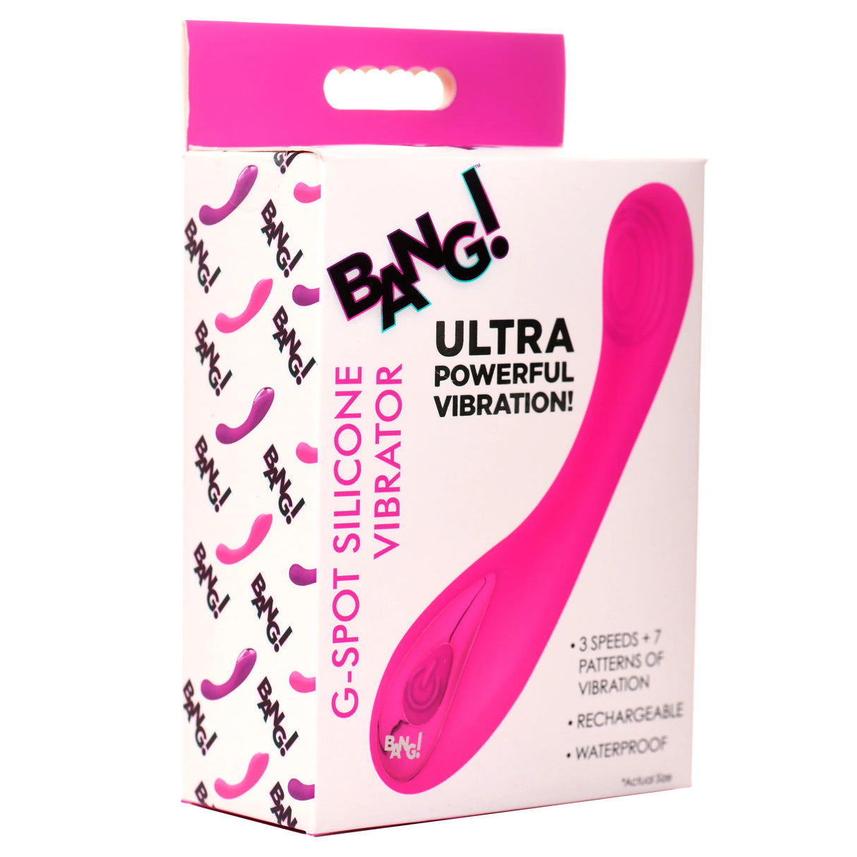Bang G-Spot Silicone Vibrator Pink