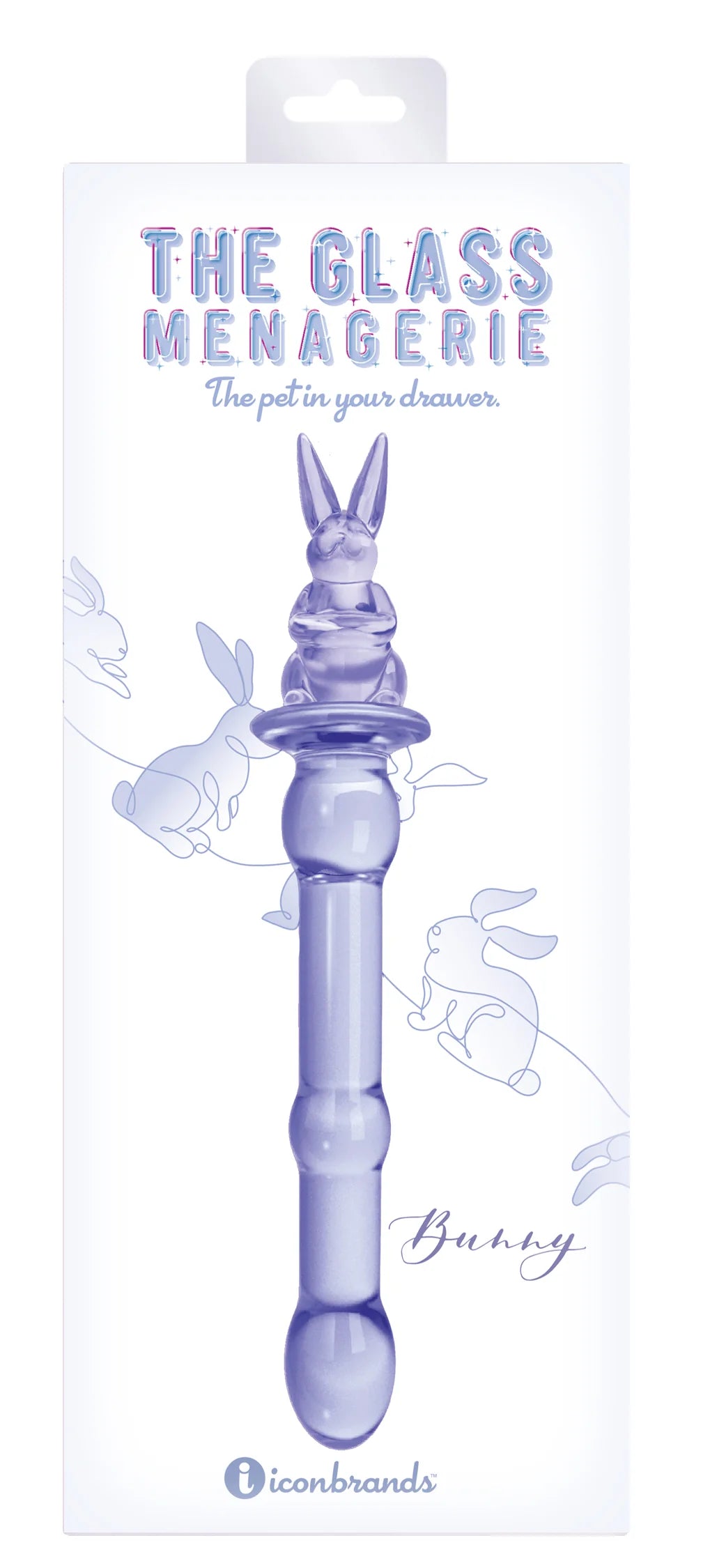 The Glass Menagerie Bunny Glass Wand