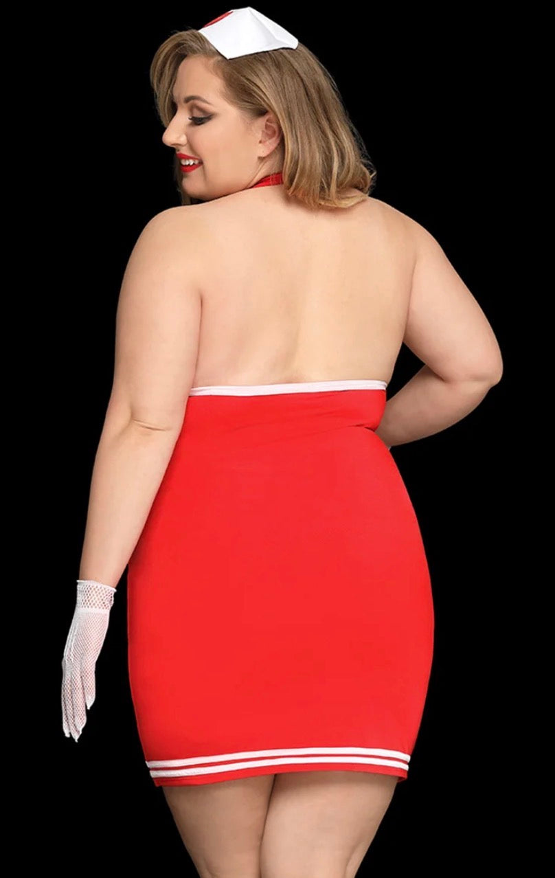 Naughty Nurse Costume- Queen Size