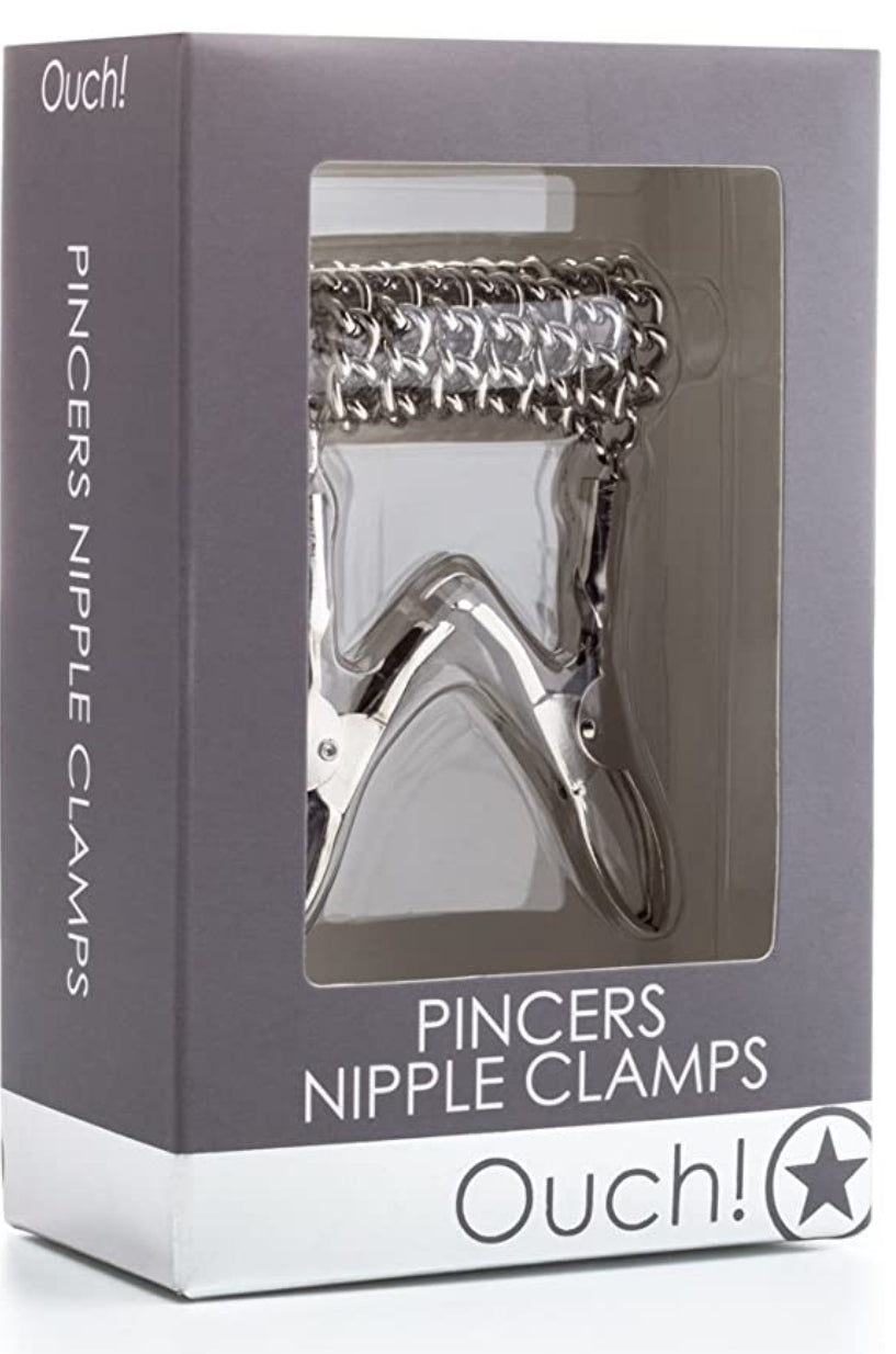 Ouch Pincer Nipple Clamps Metal