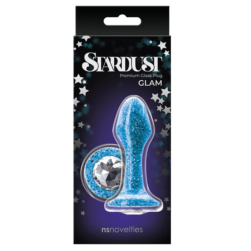 Stardust Glam Blue Diamond Butt Plug